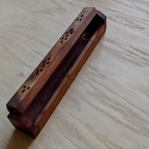 Wooden incense holder
